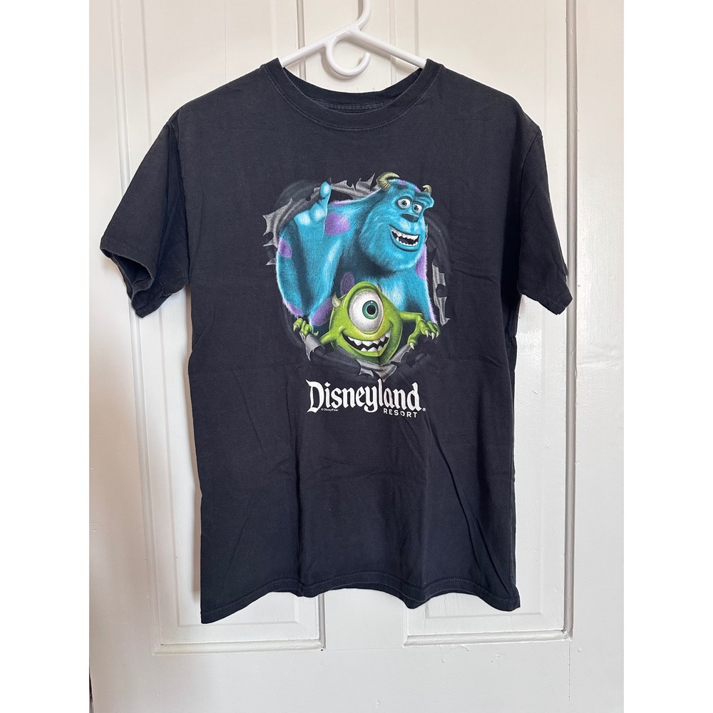 Disneyland Resort Monsters Inc Mike Sulley Graphic T-Shirt Black XL Cotton